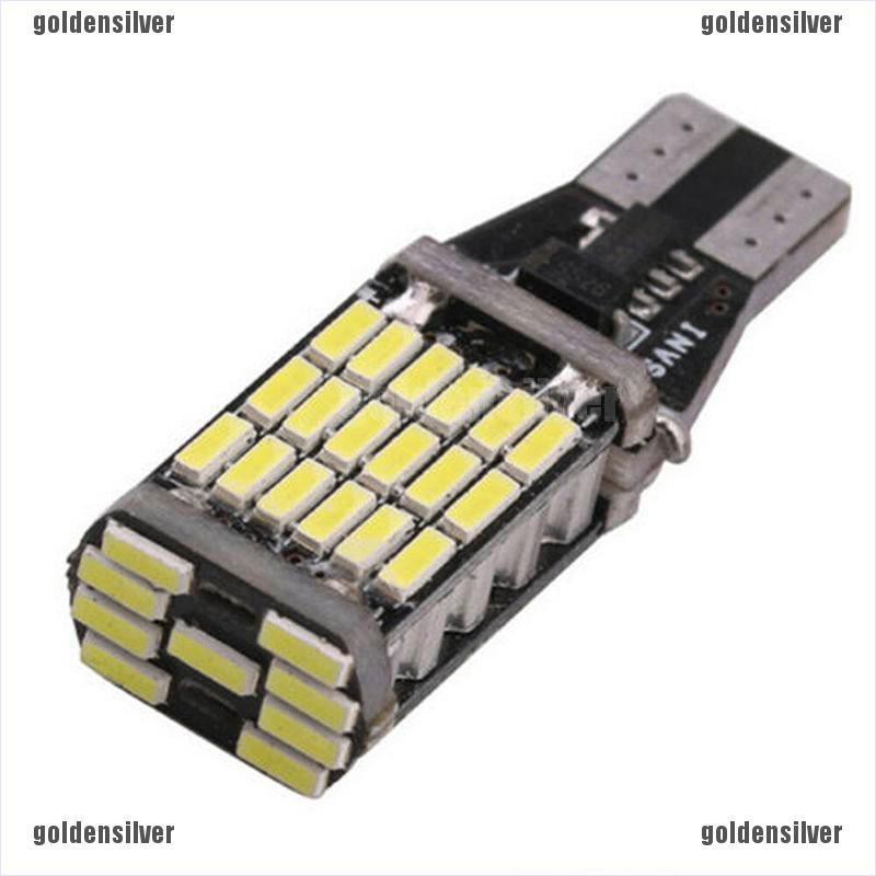 Đèn LED 2X T15 W16W 45 SMD 4014 Ánh Sáng Trắng 6000K Chất Lượng Cao Cho Xe Hơi