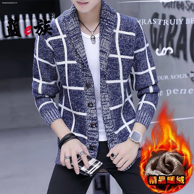 Áo khoác cardigan dệt kim thời trang thu đông dành cho nam