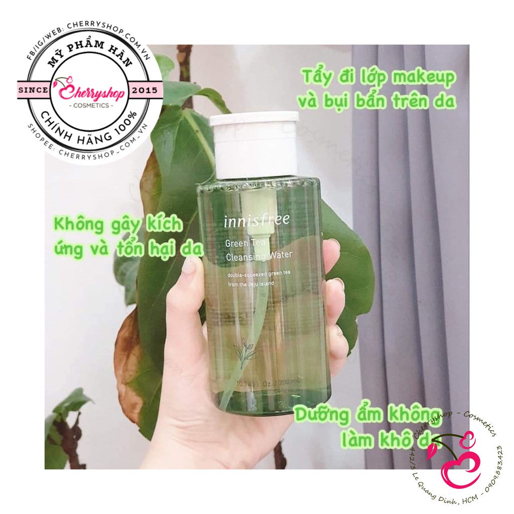 Nước Tẩy Trang Trà Xanh Green Tea Cleansing Water