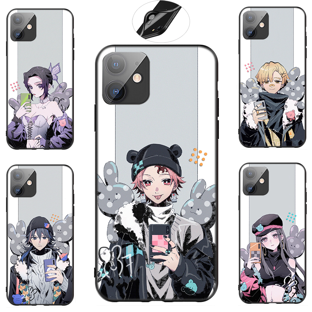 iPhone XR X Xs Max 7 8 6s 6 Plus 7+ 8+ 5 5s SE 2020 Casing Soft Case 28SF Demon Slayer Anime mobile phone case