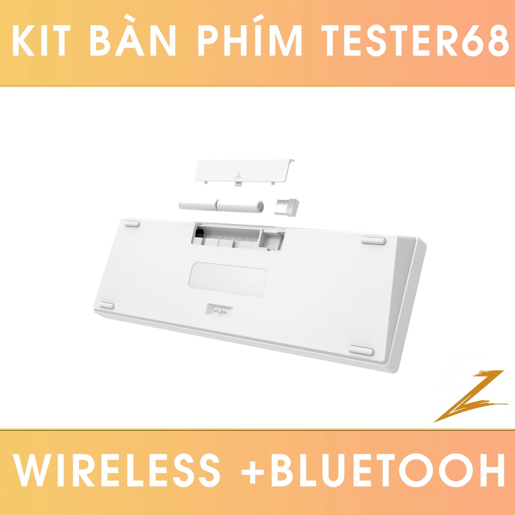 [Mã SKAMSALE03 giảm 10% đơn 200k] Kit Custom Switch Cho Bàn Phím Cơ Tester68 Không Dây Bluetooth