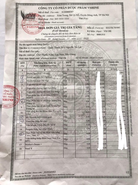 Viên uống Vina gan