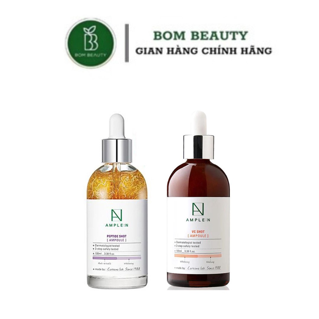 Serum Tinh chất dưỡng Coreana AMPLEN peptide / hyaluronic/ vitamin c / peeling shot ampoule/ceramide