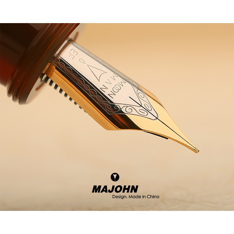 Bút Máy majohn Moojiang Ngòi Bút Thay Thế Không Cần Sửa Chữa Đầu Giảm Xóc 35 Độ Hai Màu Sắc Nghệ Thuật