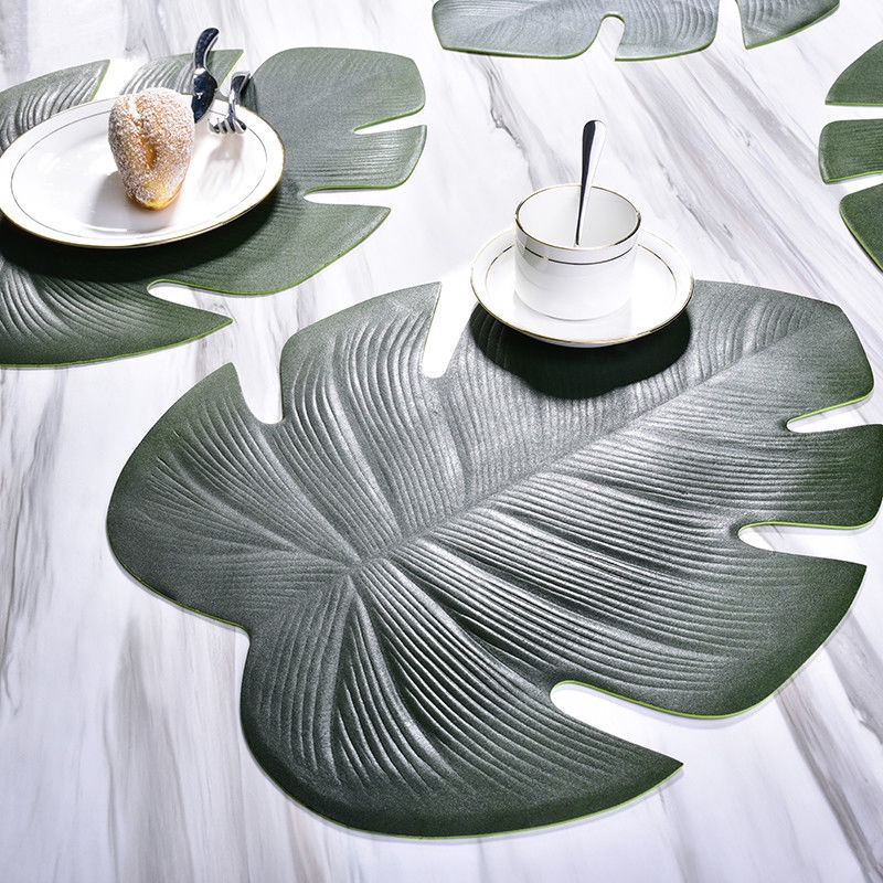 Tấm Lót Bàn Ăn Hình Monstera