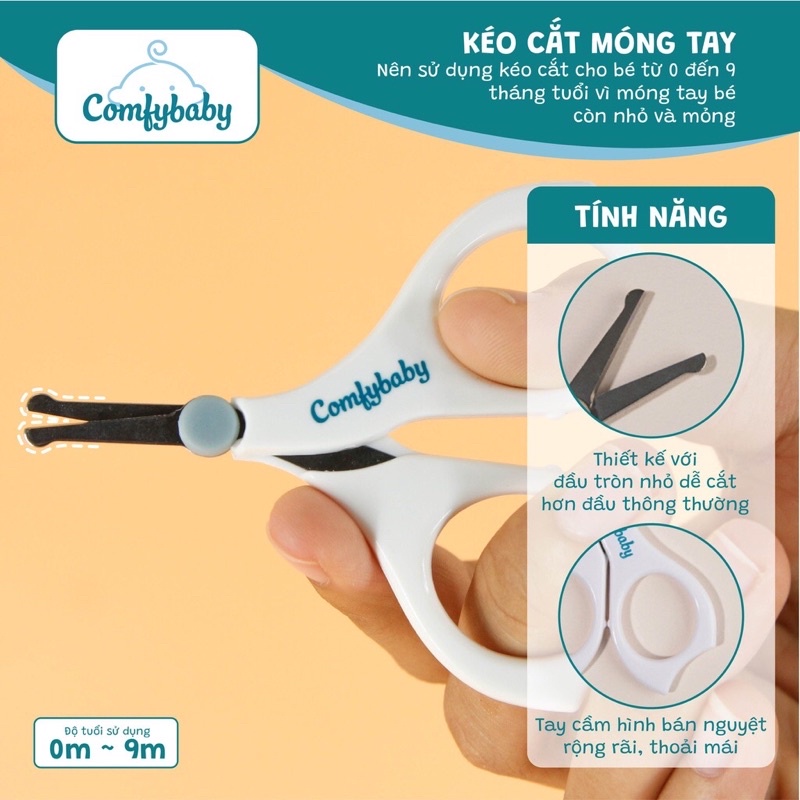 Bộ dụng cụ cắt móng tay cho bé ComfyBaby set 4 món