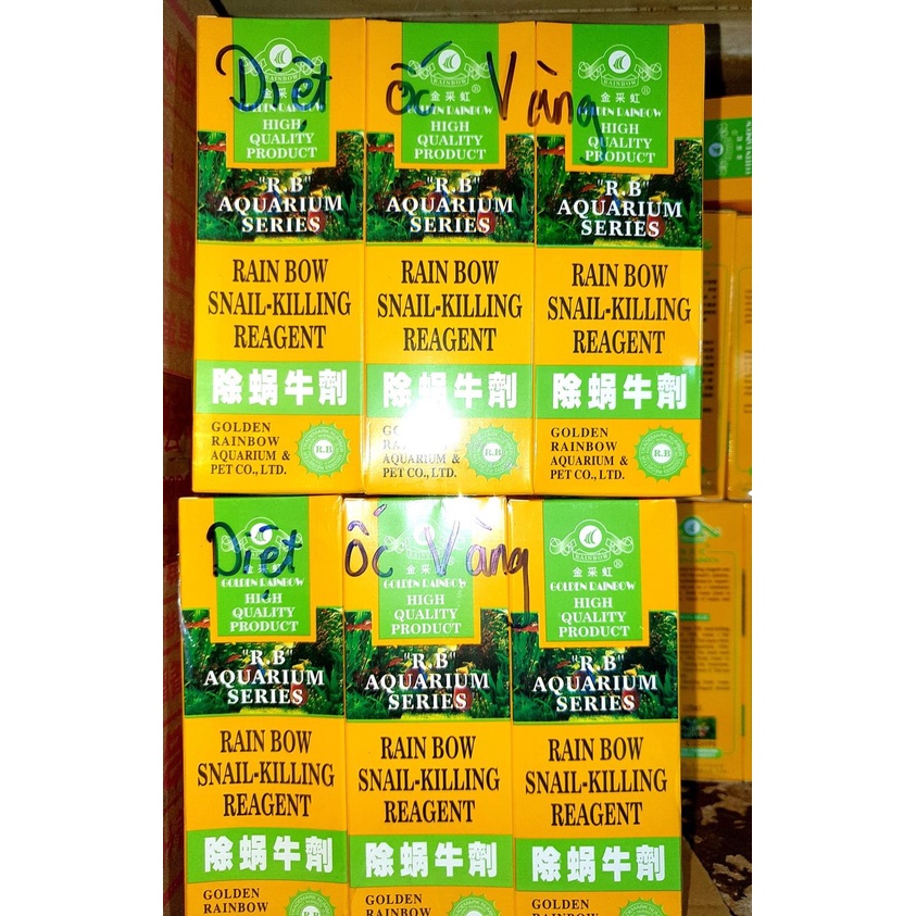 Diệt Ốc Và Ký Sinh Trùng Rainbow Snail-Killing Reagent 125ml Cho Bể Cá, Thủy Sinh