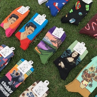 Vớ nghệ thuật in dệt hình các bức tranh nổi tiếng