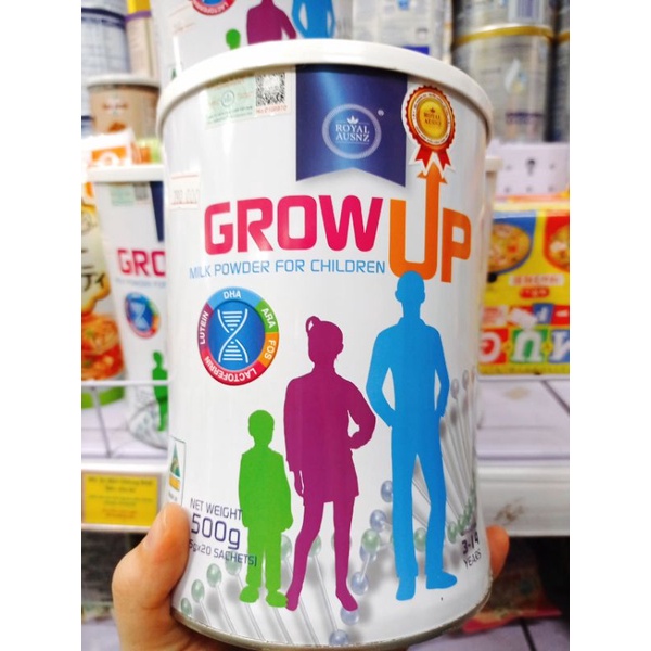 Sữa Hoàng gia Úc Grow Up tăng trưởng chiều cao thần thánh