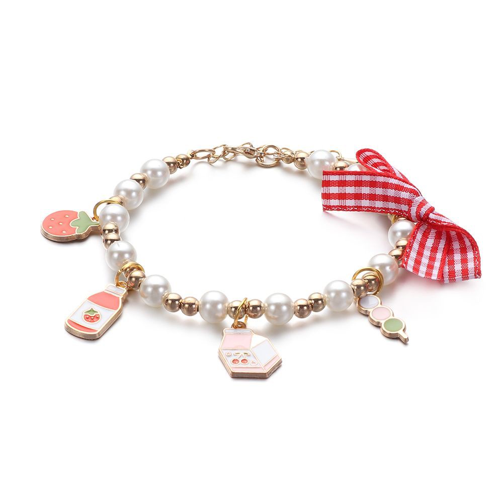 Vòng Cổ Ngọc Trai Nhân Tạo Có Thể Điều Chỉnh Cho Thú Cưng