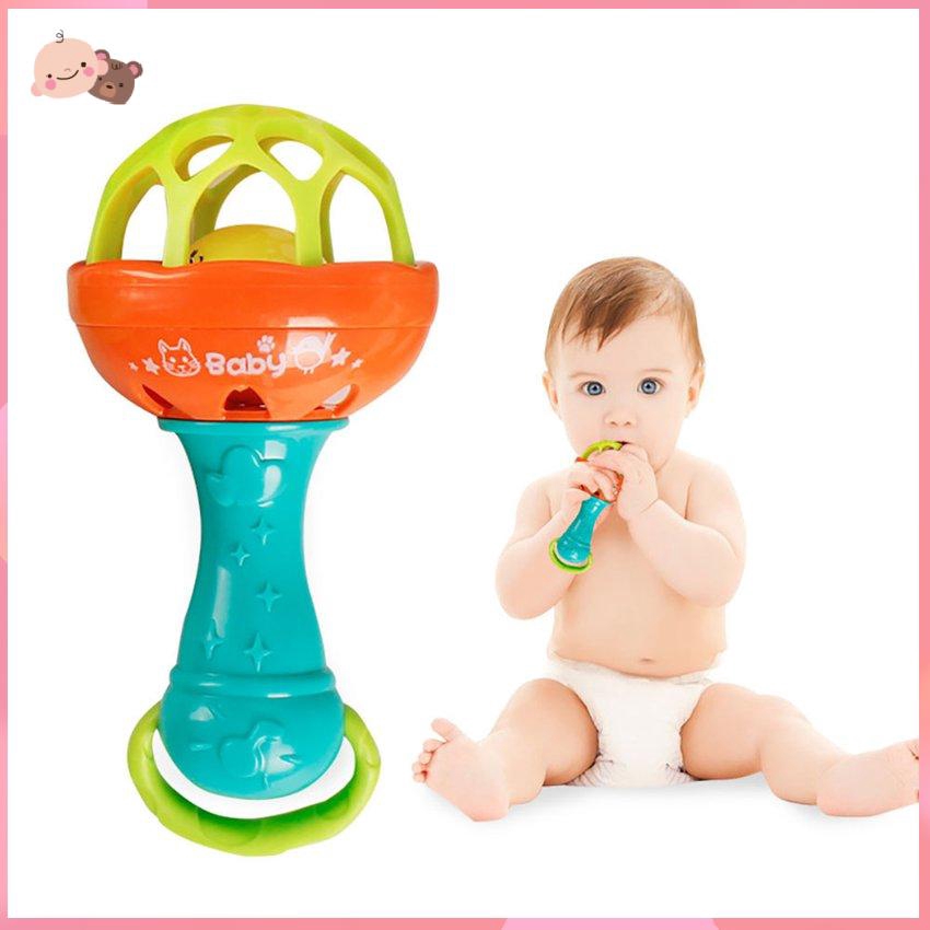 Đồ chơi mềm có chuông vui nhộn cho bé đang mọc răng an toàn