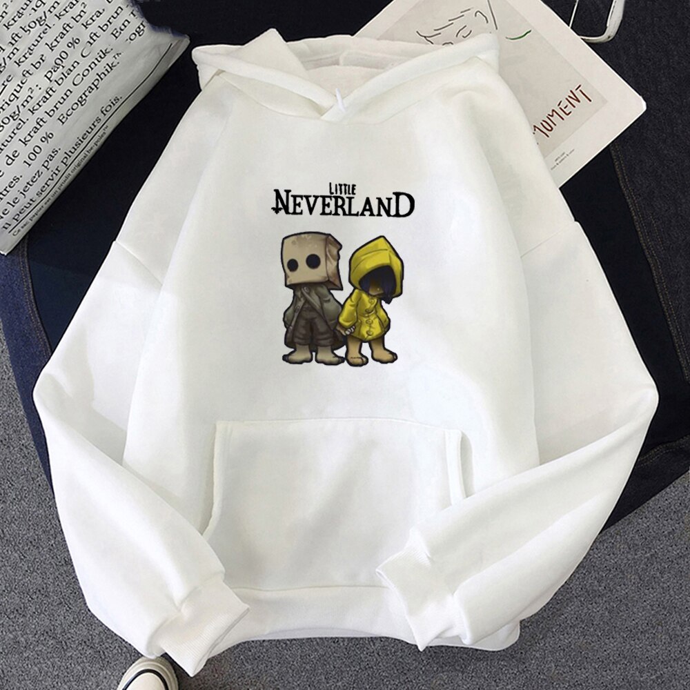 Áo Hoodie Chui Đầu Họa Tiết Phim Little Nightmares Phong Cách Harajuku Thời Trang Mùa Xuân Cho Nữ 2021