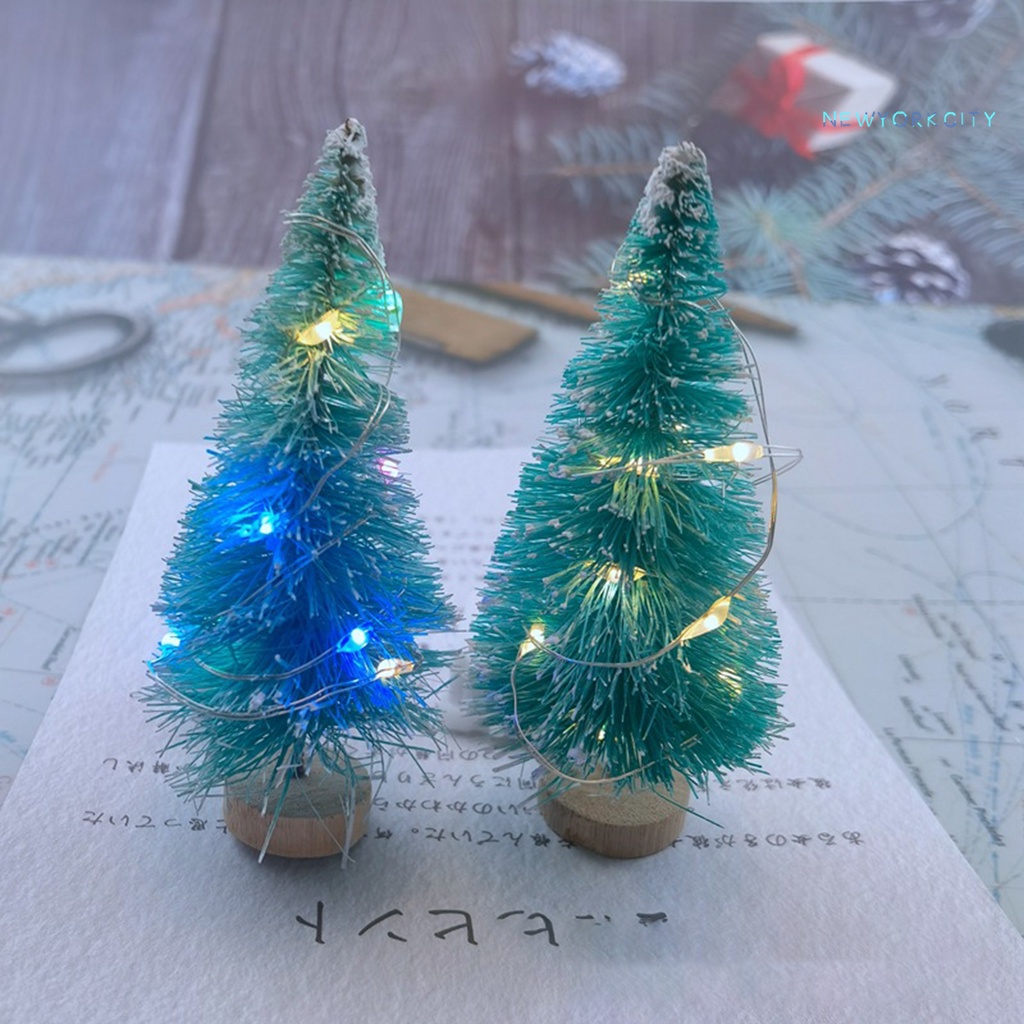 Ny-đồ Chơi Cây Thông Giáng Sinh Nhỏ Gọn Nhẹ Như Thật Trang Trí Cảnh Quan Giáng Sinh Fl