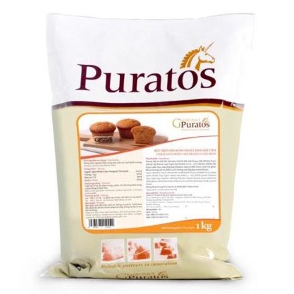 Bột trộn sẵn bánh Cam, hạt chia hiệu Puratos gói 1kg