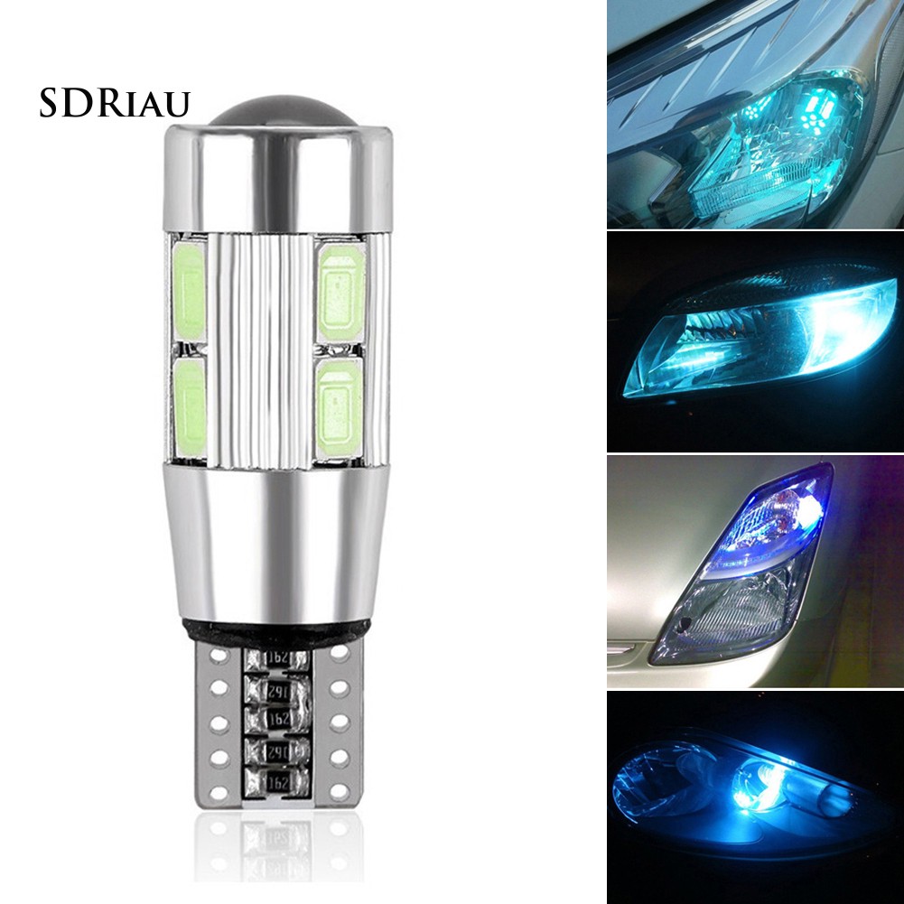 Bộ 2 đèn pha chiếu sáng T10 12V 5630 SMD dành cho xe hơi