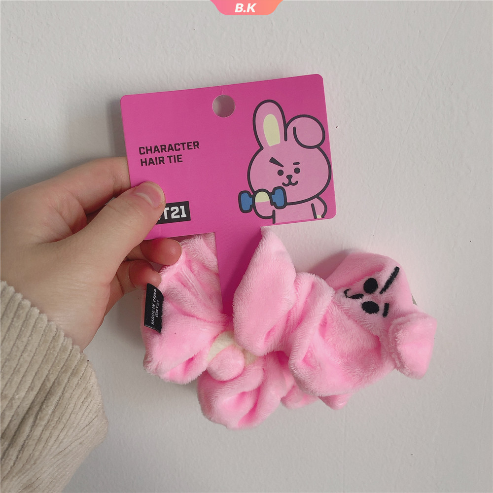 BTS Bangtan Boys BT21 Cartoon Hair Rope TATA COOKY CHIMMY KOYA MANG SHOOKY Fans Exclusive Cute Girl Rope Circle Headdress Tied Rope Gift【KU2】