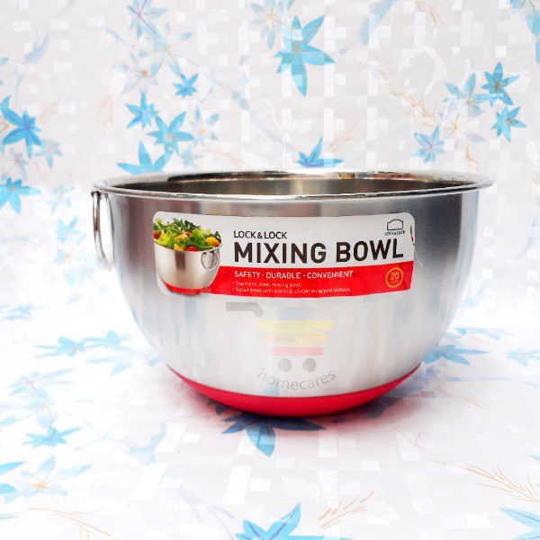 Tô trộn inox Mixing bowl Lock&Lock MIX2182 18cm Shopee Việt Nam