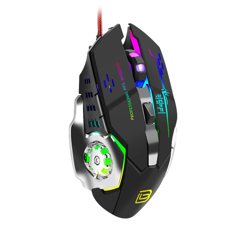 Chuột Quang Gaming btsg 6 Nút Bấm Có Đèn Led 3200DPI