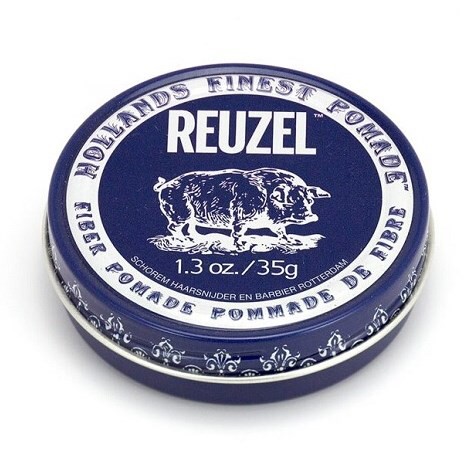 Sáp tạo kiểu tóc Reuzel Fiber Pomade giữ nếp cứng độ bóng mờ 35g (USA)