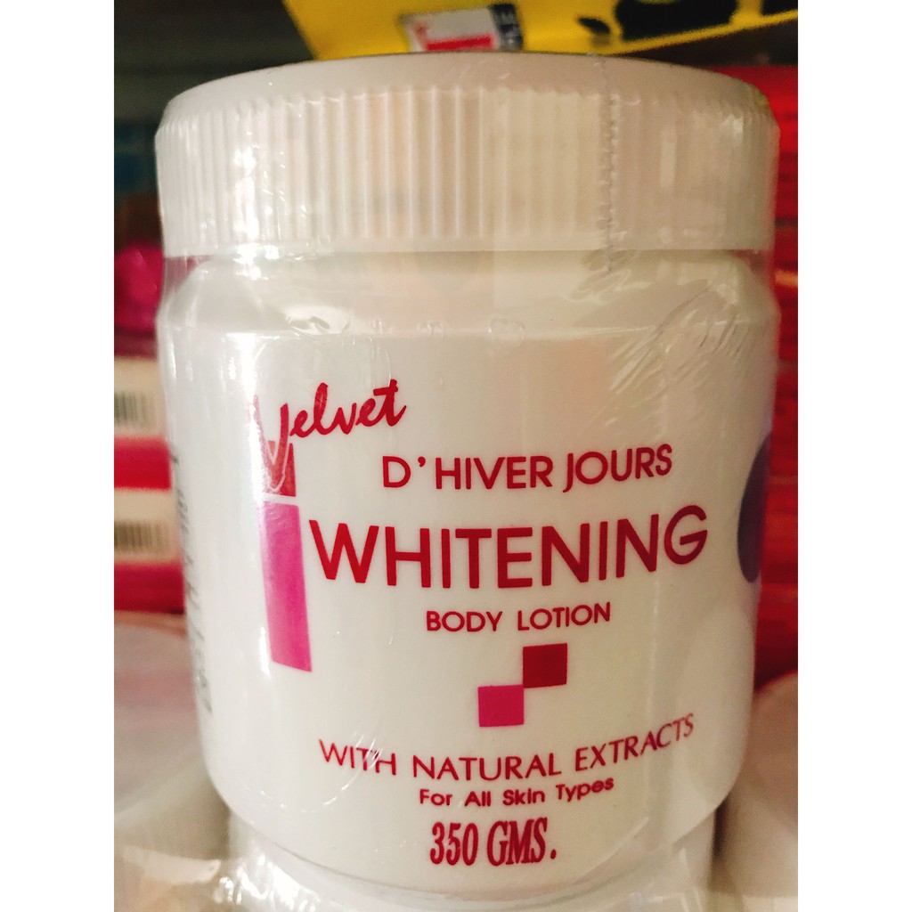 kem dưỡng Trắng Da Toàn Thân body Velvet Lotion Whitening Thái Lan 350g