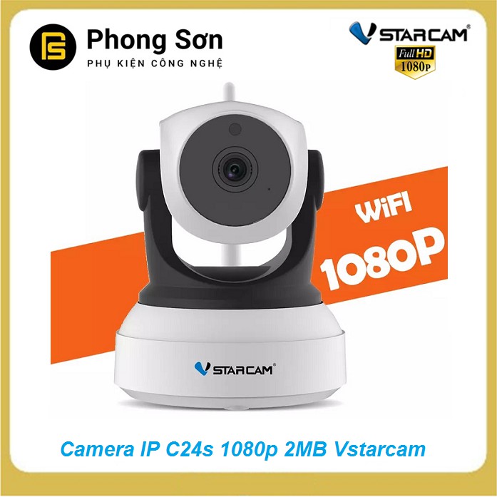 Camera wifi IP Vstarcam C24s Full HD 1080P , Bảo hành 12 tháng | BigBuy360 - bigbuy360.vn