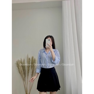 [ẢNH SHOP CHỤP] Áo sơ mi kẻ sọc siêu xinh