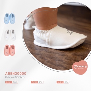 Giày vớ BU vải sợi tre cao cấp cho bé sơ sinh 2m - 9m