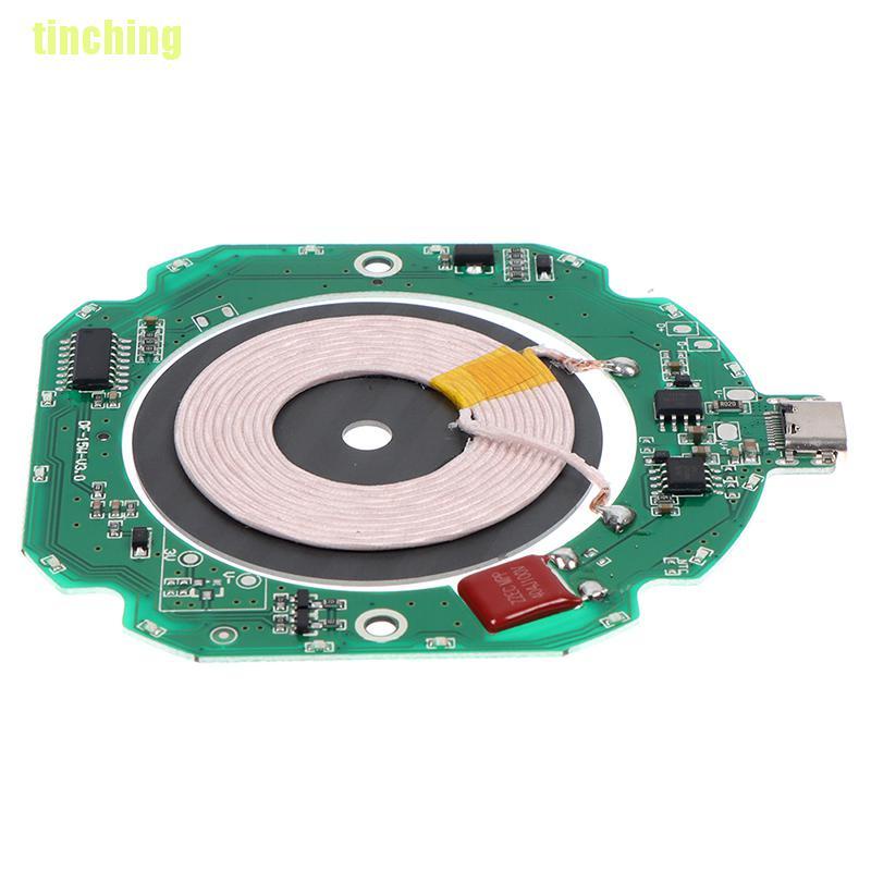 Bảng Mạch Sạc Nhanh Không Dây Qi 15W Kèm Phụ Kiện