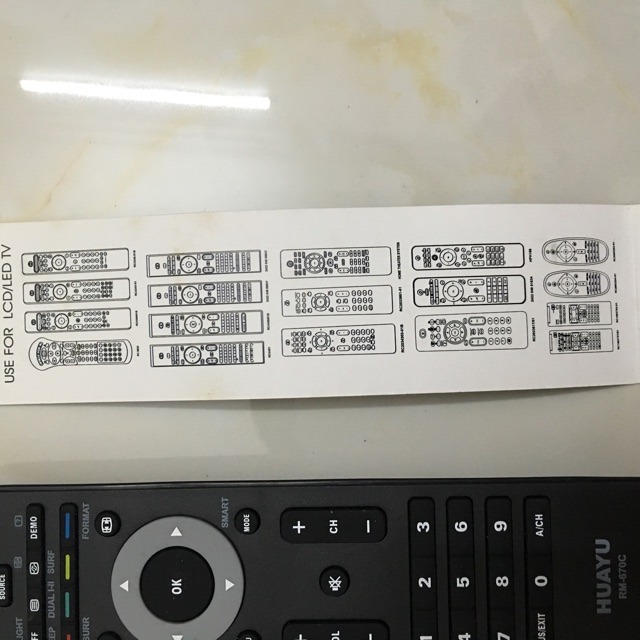 Remote điều khiển đa năng PHILIPS LCD/LED
