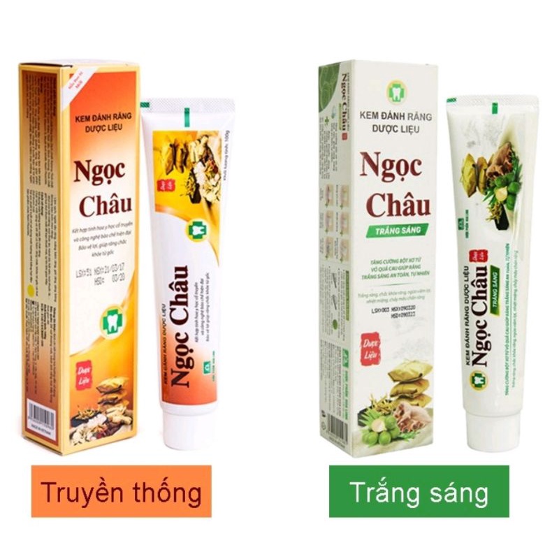 Kem đánh răng dược liệu Ngọc Châu