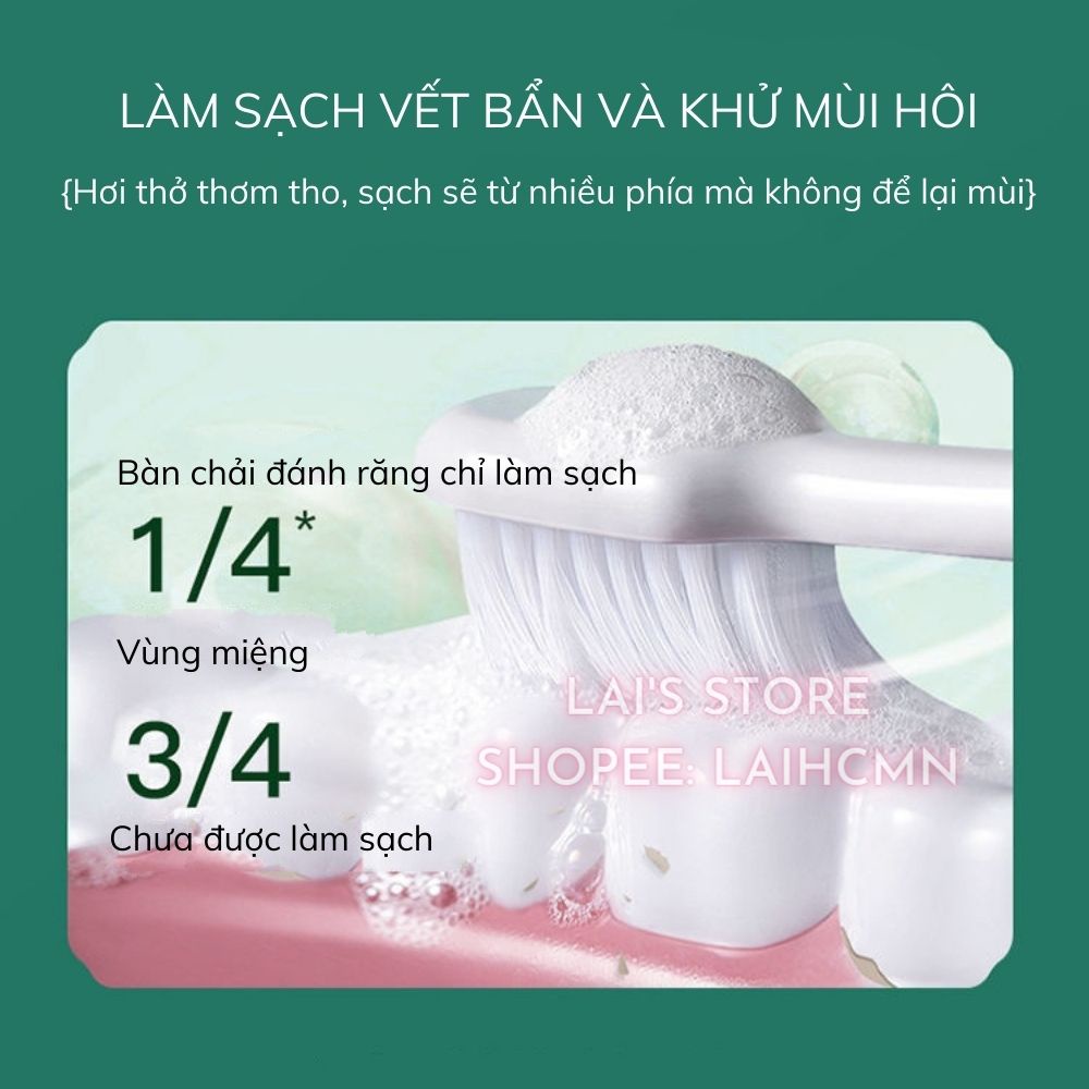 Hộp 20 Gói Nước Súc Miệng Ginbi Hương Trái Cây Không Chất Bảo Quản Giúp Hơi Thở Thơm Mát Giảm Vết Ố Vàng Bảo Vệ Răng