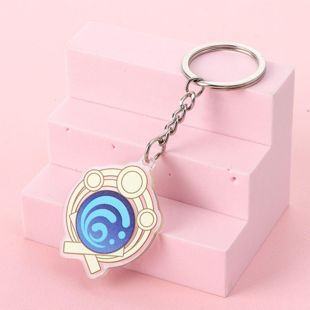 MELODG Móc Khóa Hình Nhân Vật Anime God 'S Eye Element Vision Thời Trang