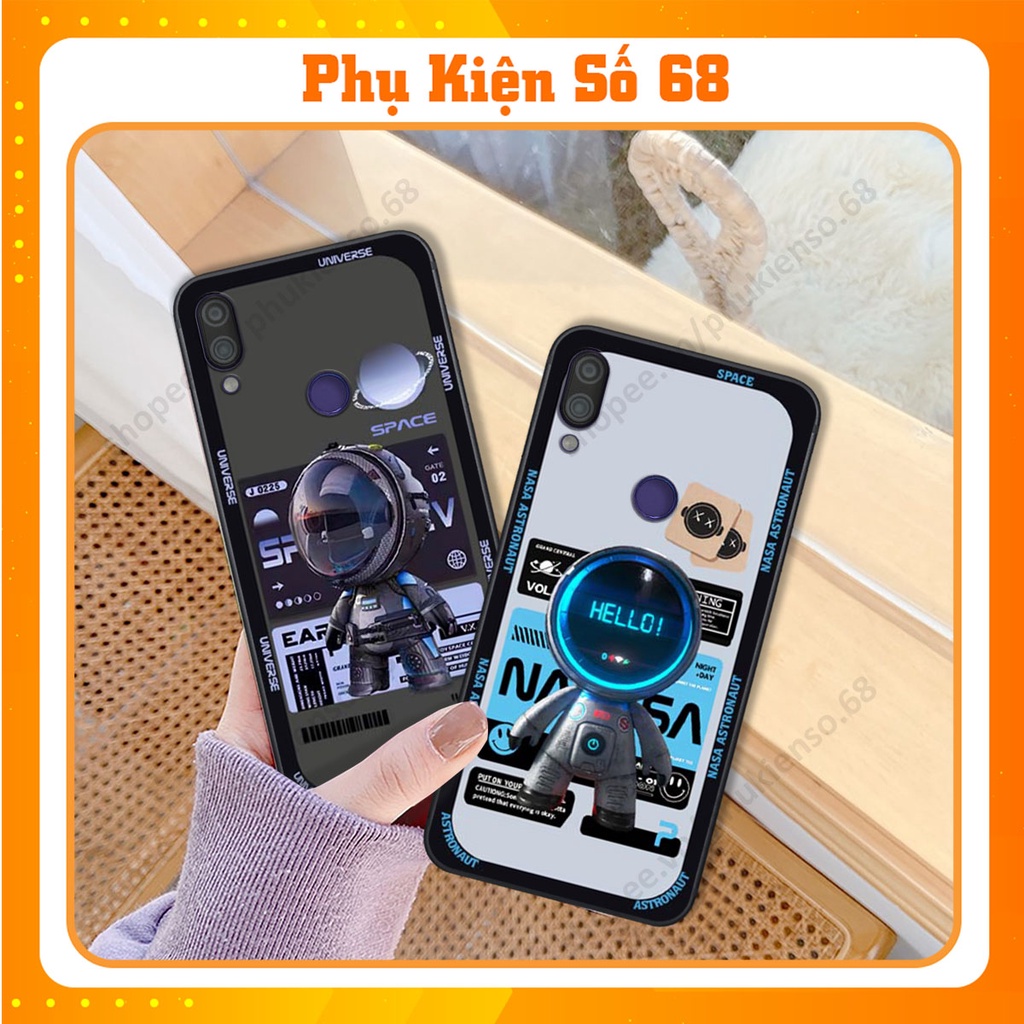 Ốp lưng Xiaomi Redmi Note 7 hình người máy, robot nasa đáng yêu dễ thương