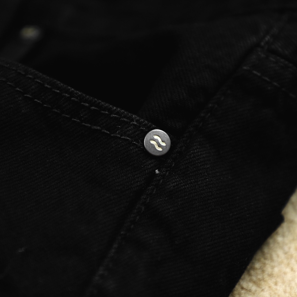 | Satoshi | Quần Short Jean nam form chuẩn slimfit gấu quần tua, không lai, gấp lai