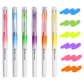 M&G 6 colors Bút đánh dấu dung tích lớn màu sắc tươi sáng tiện dụng cho học sinh