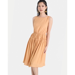 Đầm Midi Thời Trang JUNO Kiểu Dáng Hạ Eo JNDLU022