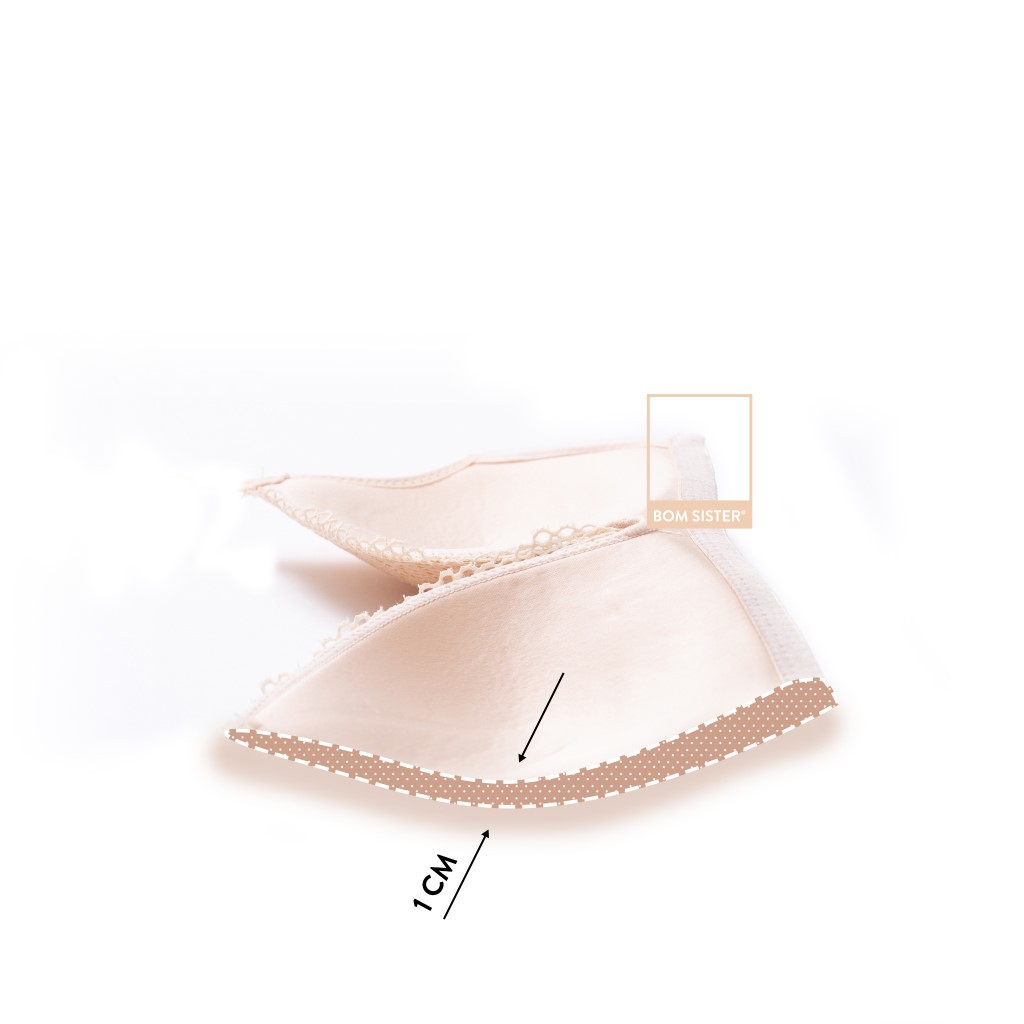 Áo lót mút mỏng chất ren không gọng thoải mái màu trơn nâng ngực tự nhiên BOM SISTER A1230 | BigBuy360 - bigbuy360.vn