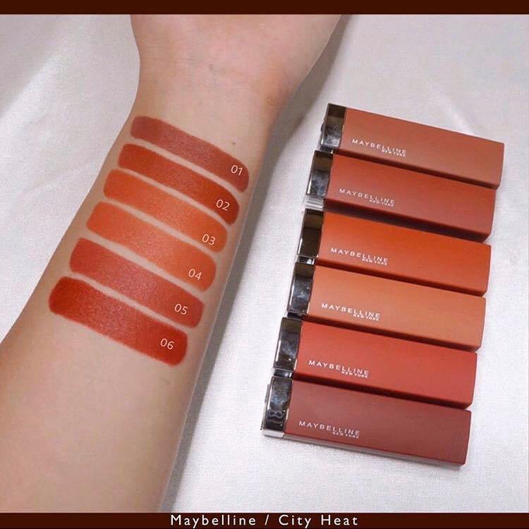 Son Maybeline Creamy Mattes The Brick Collection