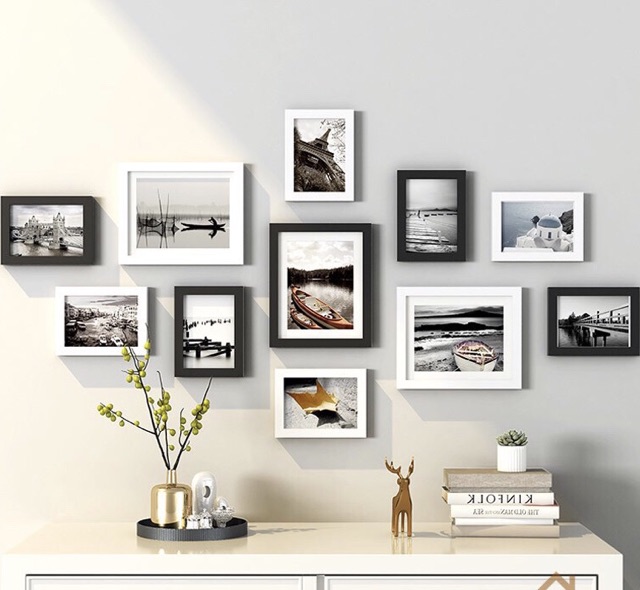 Combo 11 khung ảnh có kính- BẢO HÀNH VỠ GÃY | BigBuy360 - bigbuy360.vn