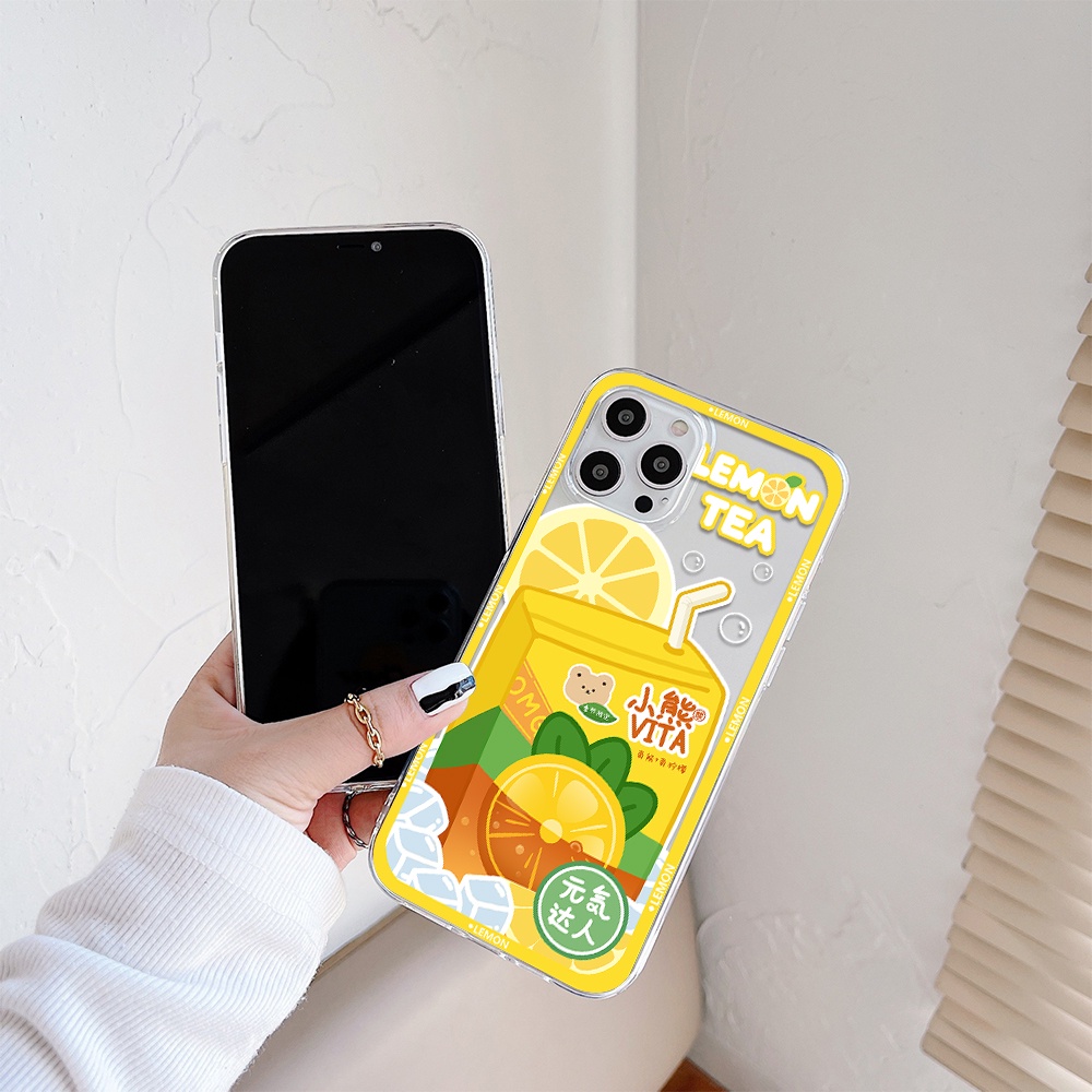 Ốp Điện Thoại Họa Tiết Nước Chanh / Bưởi Cho Iphone 11 Pro Max 12 Pro Max 13 Pro Max Mini 6 7 8 6 7plus Se 2020 X Xs Xr 5 4