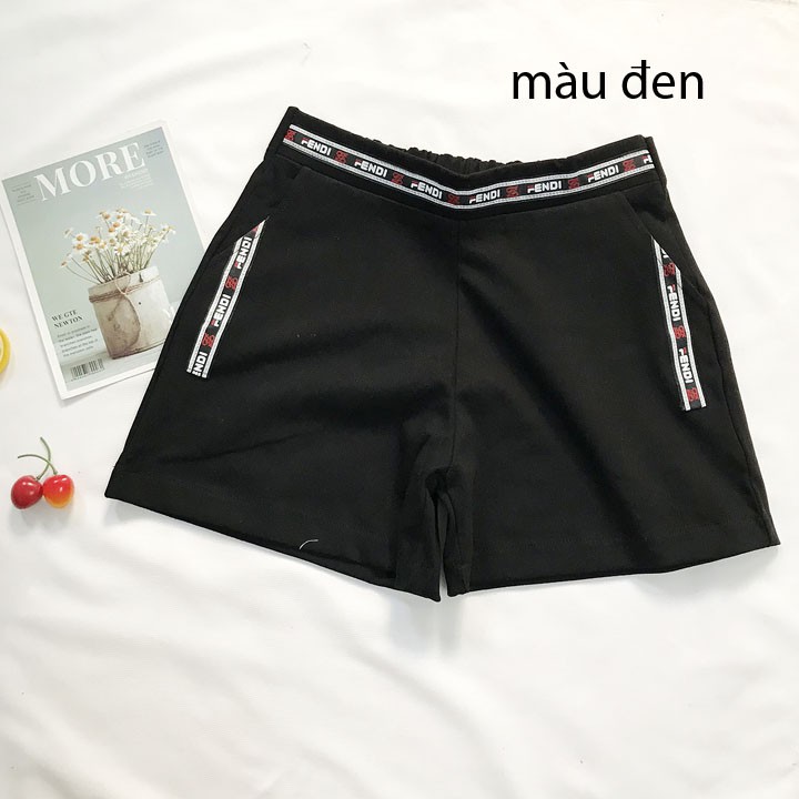 Quần đùi nữ kaki thun freesize từ 40kg-45kg - QU36
