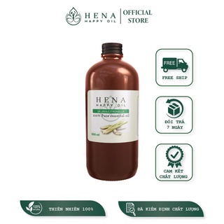 Tinh dầu sả Java nguyên chất - Xông phòng, khử mùi, đuổi muỗi hiệu quả - Chai 500ml