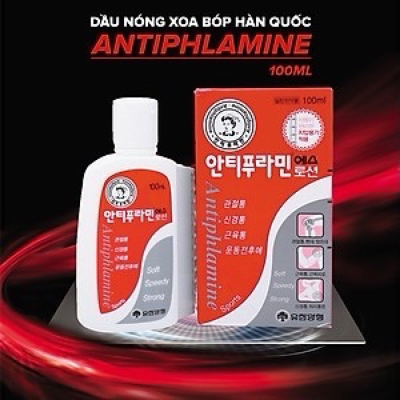 [Hàng xách tay] DẦU NÓNG HÀN QUỐC ANTIPLAMINE 100ml