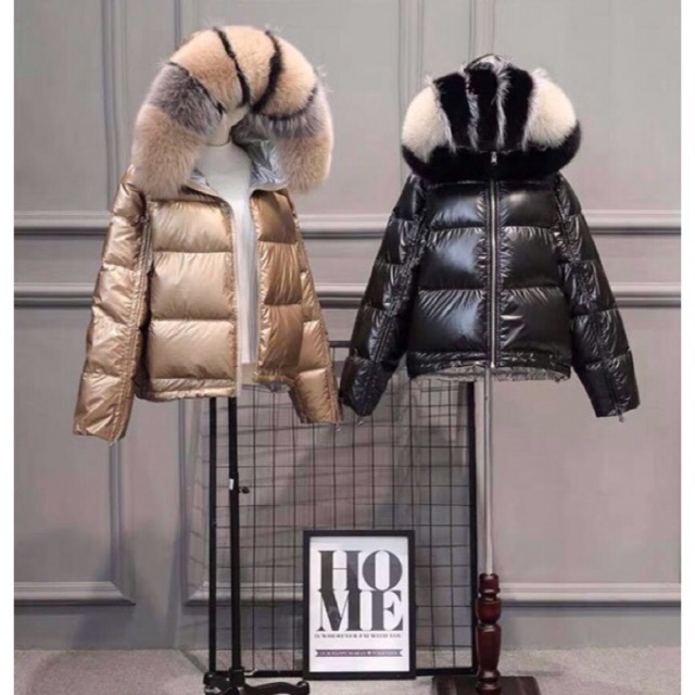 [ORDER2WEEKS] ÁO KHOÁC PHAO 2 MẶT PHỐI MŨ LÔNG THỎ