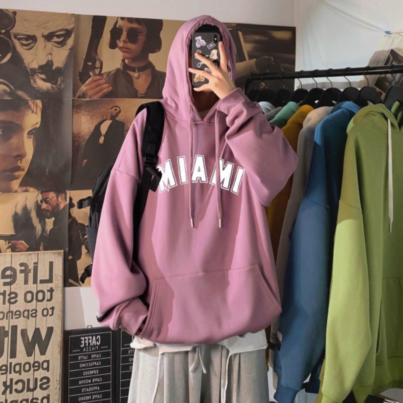 Áo hoodie unisex nam nữ chất nỉ chống nắng, chống lạnh form rộng in chữ nhiều mẫu mới hot kiểu hàn | BigBuy360 - bigbuy360.vn