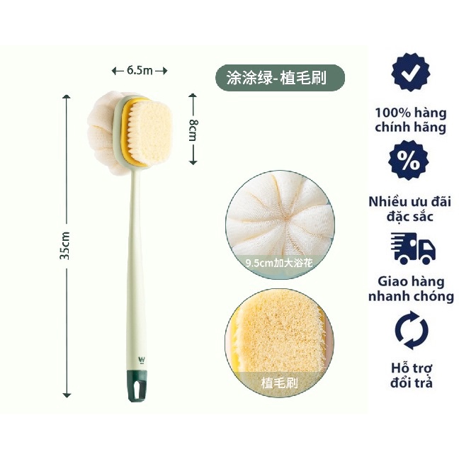 Cây cọ lưng tắm và matsa lưng thông minh