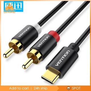 Cáp Chuyển Đổi Âm Thanh USB Type-C Sang RCA