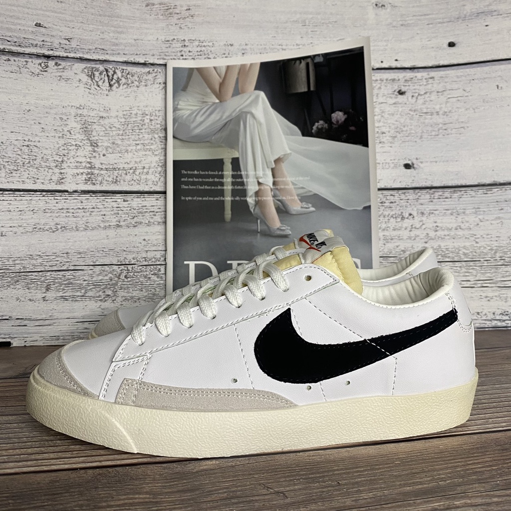 Giày Thể Thao sneaker Blazer cổ thấp . Giày Blazer Mid 77 Vintage trắng vạch đen cổ thấp 2022