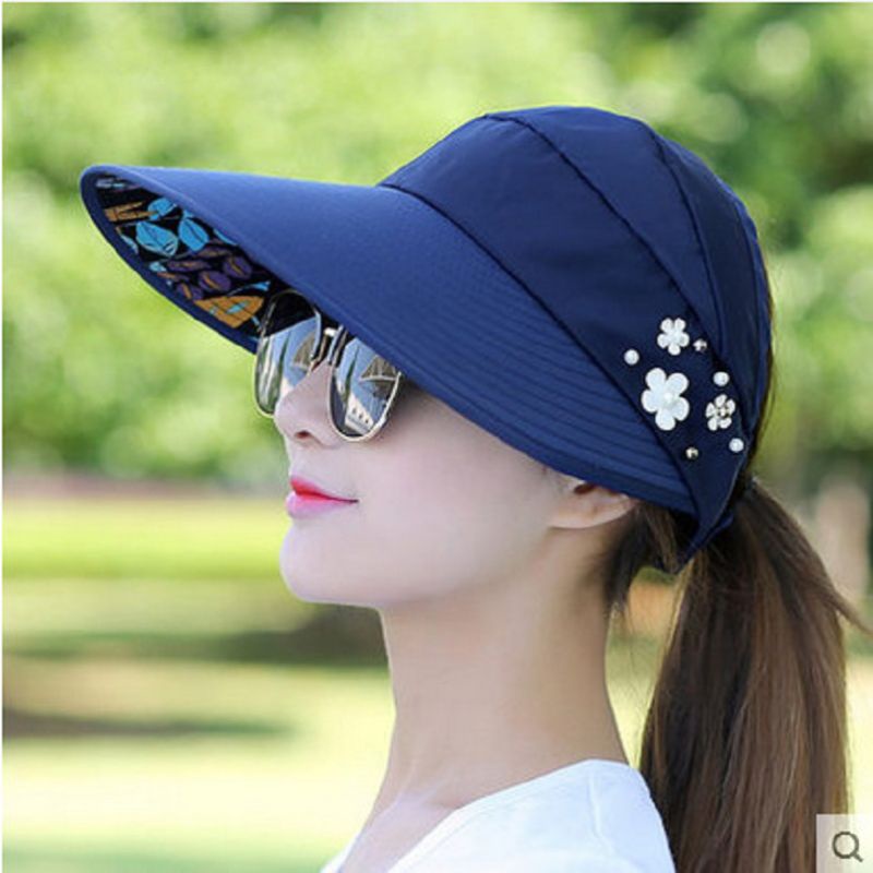 Mũ chống nắng hàng quốc có thể gấp lại,,,