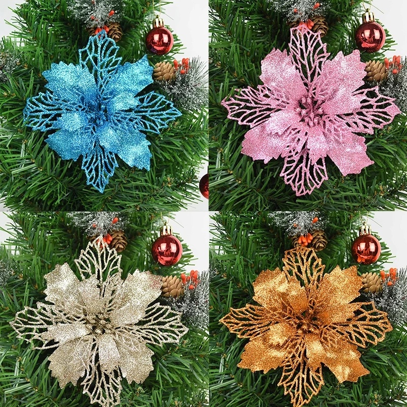 Set 5 Cây Thông Giả 11cm Trang Trí Giáng Sinh / Năm Mới